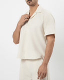 Eminent Men’s Solid Polyester Co-ord Set