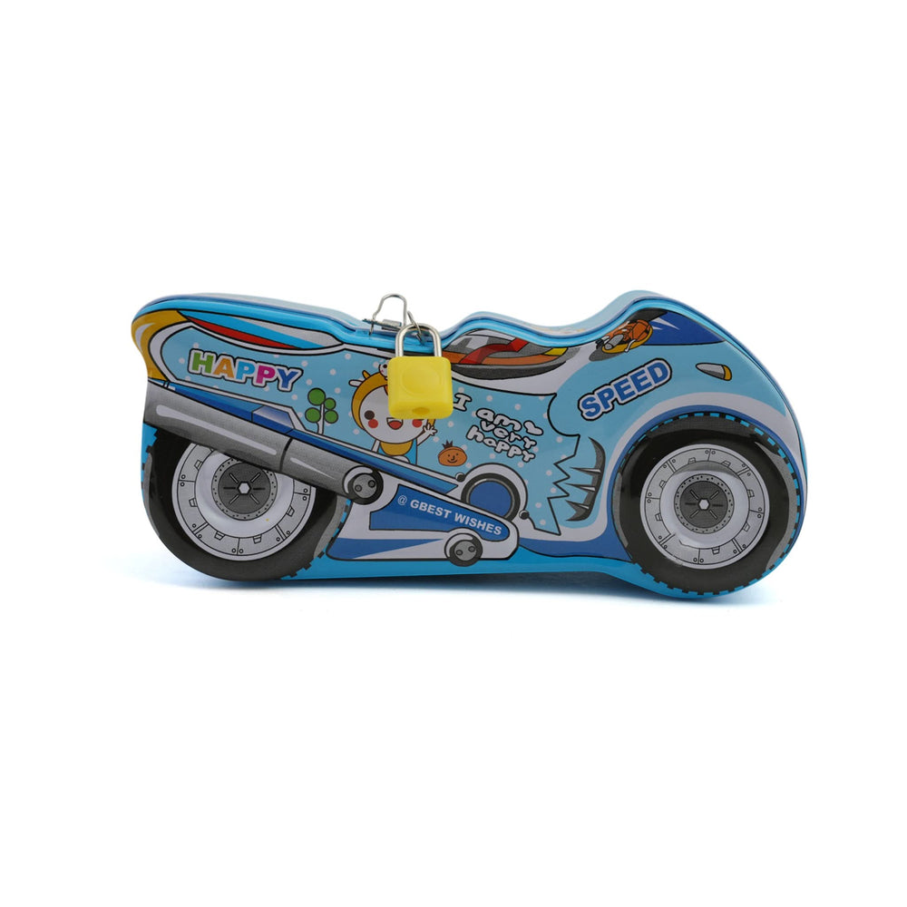 Metal Coin - Money Box For Kids - Blue, Educational Toys, Chase Value, Chase Value