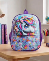 Uv Printed School Backpack Zee - 13"