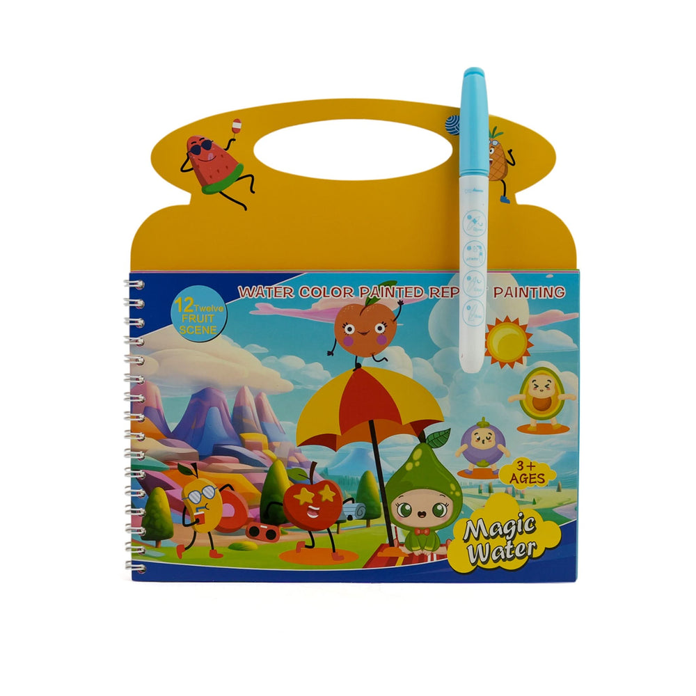 Magic Water Painting Book - Yellow, Coloring Books, Chase Value, Chase Value