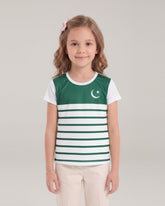 Valuables Girls' Independence Day Half Sleeve T-Shirt