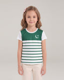 Valuables Girls' Independence Day Half Sleeve T-Shirt