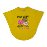 Girl's Half Sleeves T-Shirt - Yellow, Girls T-Shirts, Chase Value, Chase Value