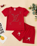 Newborn Girls Half Sleeves Suit
