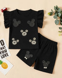 Newborn Girls Half Sleeves Suit