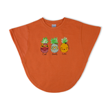 Girl's Half Sleeves T-Shirt - Peach, Girls T-Shirts, Chase Value, Chase Value