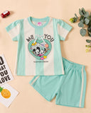 Newborn Girls Half Sleeves Suit