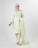 Valuables Women Embroidered 3Pcs Suit