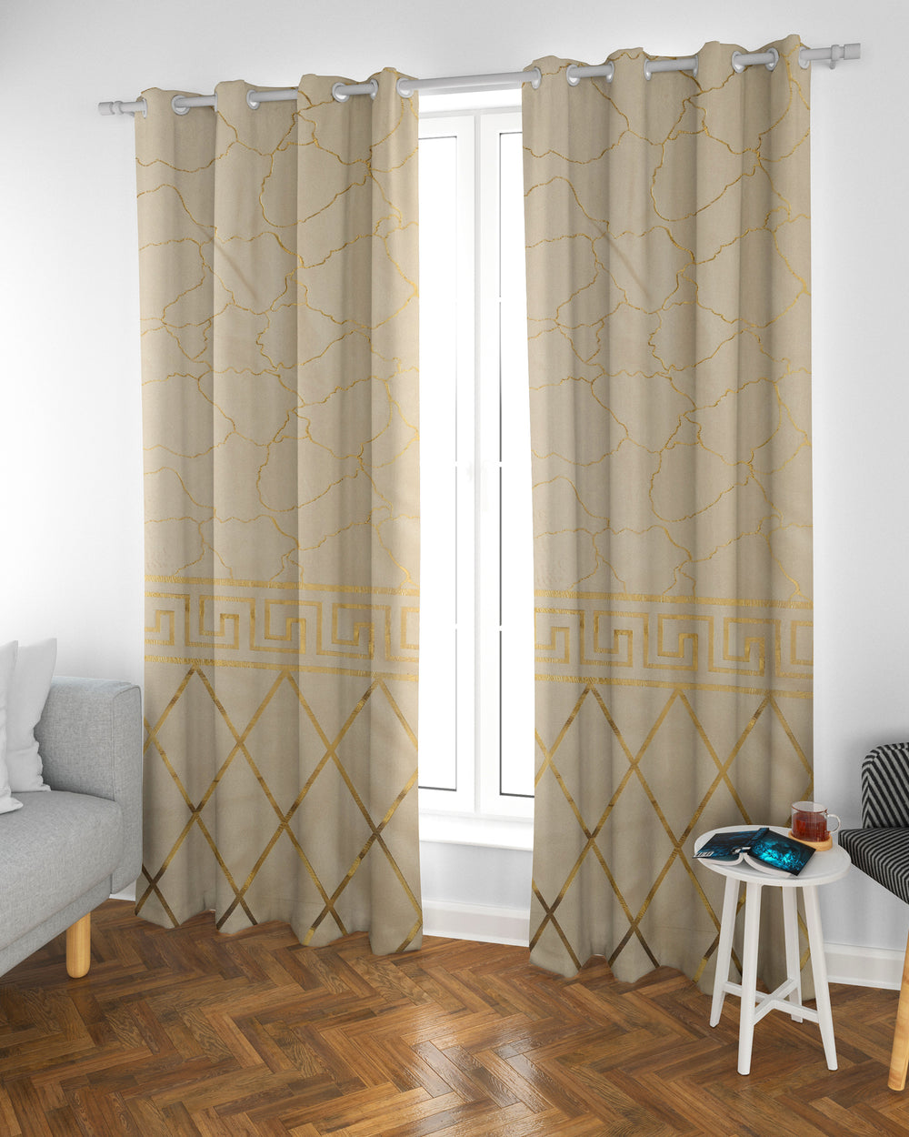 Imported Velvet Curtains – 4.5 × 7.5 ft, Room Curtain, Chase Value, Chase Value
