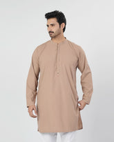 Eminent Men's Trim Fit Kurta - Light Brown, Men's Kurtas, Eminent, Chase Value