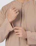 Eminent Men's Trim Fit Kurta - Light Brown, Men's Kurtas, Eminent, Chase Value