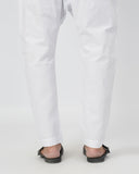 Eminent Women's High Rise Straight Fit Jeans - White