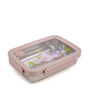 Lunch Box Stainless Steel - Peach, Tiffin Boxes & Bottles, Chase Value, Chase Value