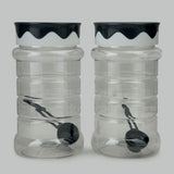 Safari Fancy Kitchen Jar Set 2Pc 1050ml - Grey, Water Bottle, Safari, Chase Value
