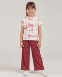 Girls 2 Piece Set, Girls Half Sleeves Suit, Chase Value, Chase Value