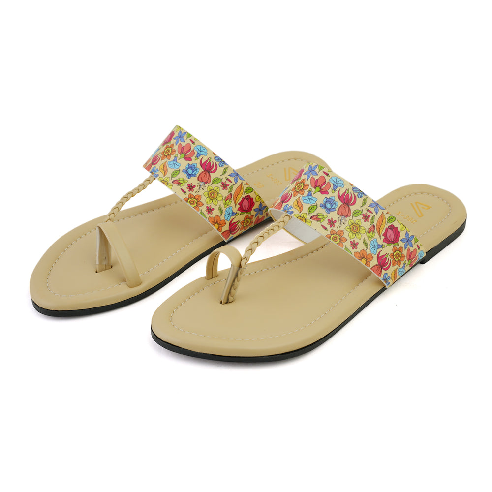 Women's Kolhapuri - Fawn, Women Sandals, Chase Value, Chase Value