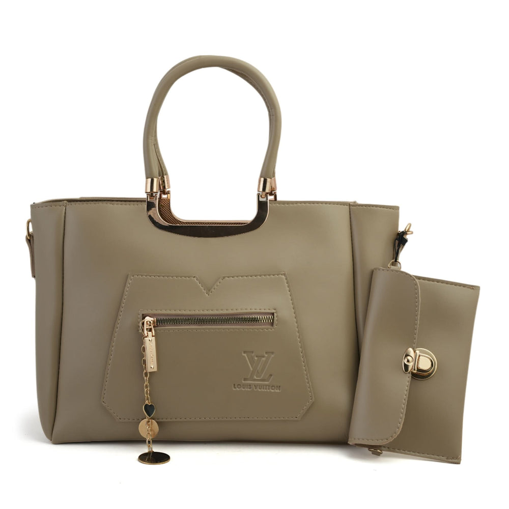 Women's 2Pcs Shoulder Bag - Beige, Women Bags, Chase Value, Chase Value