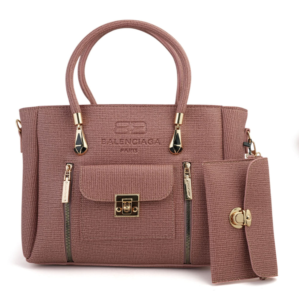 Women's 2Pcs Shoulder Bag - Peach, Women Bags, Chase Value, Chase Value