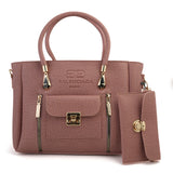 Women's 2Pcs Shoulder Bag - Peach, Women Bags, Chase Value, Chase Value
