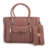 Women's 2Pcs Shoulder Bag - Peach, Women Bags, Chase Value, Chase Value