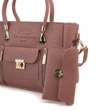 Women's 2Pcs Shoulder Bag - Peach, Women Bags, Chase Value, Chase Value