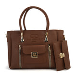 Women's 2Pcs Shoulder Bag - Mustard, Women Bags, Chase Value, Chase Value