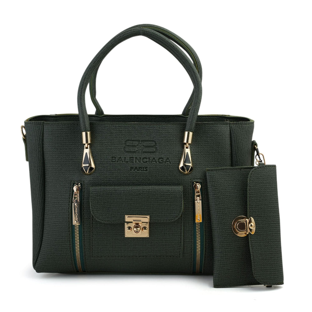 Women's 2Pcs Shoulder Bag - Green, Women Bags, Chase Value, Chase Value