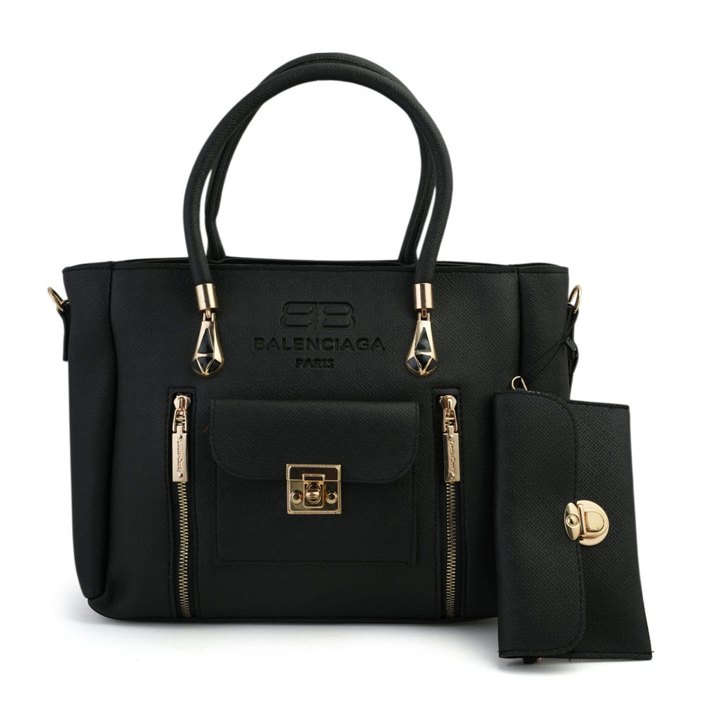 Women's 2Pcs Shoulder Bag - Black, Women Bags, Chase Value, Chase Value