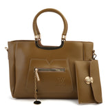 Women's 2Pcs Shoulder Bag - Golden, Women Bags, Chase Value, Chase Value