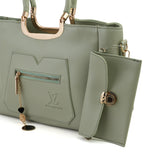 Women's 2Pcs Shoulder Bag - Green, Women Bags, Chase Value, Chase Value