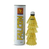 Badminton shuttle wecan plastic 6in1 Box - Yellow, Sports, Chase Value, Chase Value