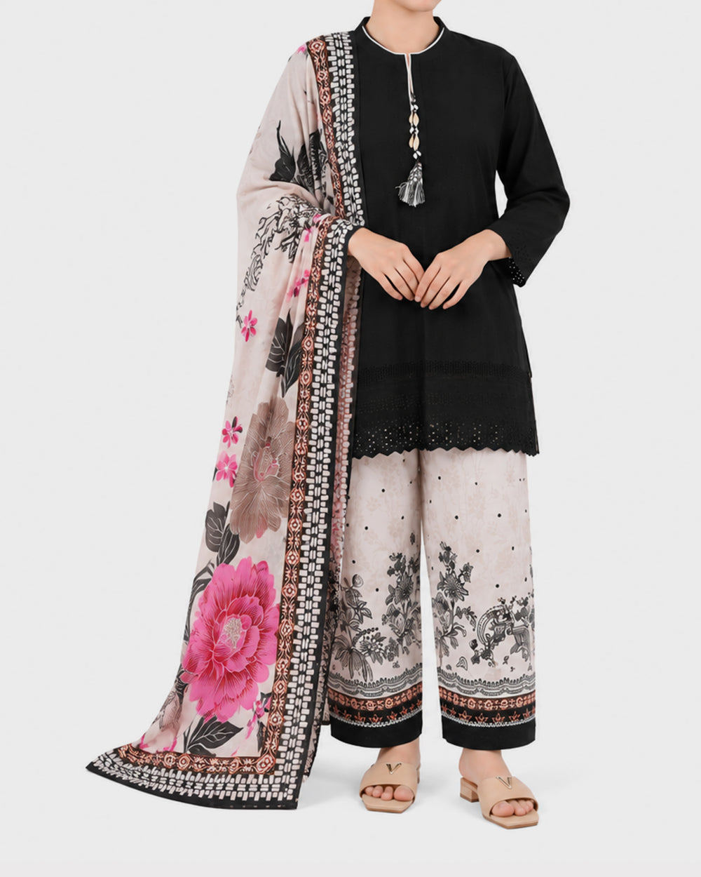 Eminent Women’s Ethnic Signature Dyed 3 Pc, Women Shalwar Suits, Eminent, Chase Value