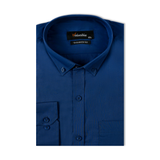 Valuable Men's Formal Plain Shirt - Dark Blue, Men's Shirts, Chase Value, Chase Value