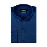 Valuable Men's Formal Plain Shirt - Dark Blue, Men's Shirts, Chase Value, Chase Value