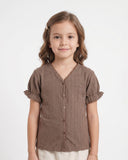 Eminent Girl's Solid Textured T-Shirt, Girls T-Shirts, Eminent, Chase Value