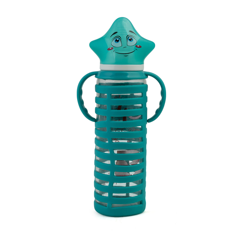 Yes Glass Bottle 240ml - Sea Green, Tiffin Boxes & Bottles, Chase Value, Chase Value