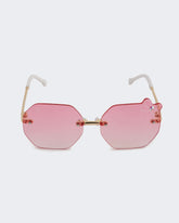 Eminent Rimless Octagon Sunglasses, Girls Sunglasses, Eminent, Chase Value