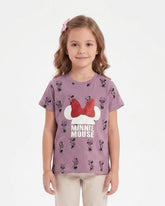Girls' Printed Half Sleeves T-Shirt
