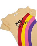 Girls' Printed Half Sleeves T-Shirt
