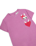 Girls' Printed Half Sleeves T-Shirt