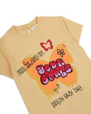 Girls' Printed Half Sleeves T-Shirt