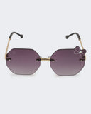 Eminent Rimless Octagon Sunglasses, Girls Sunglasses, Eminent, Chase Value
