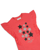 Girls' Printed Half Sleeves T-Shirt