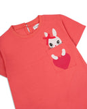 Girls' Printed Half Sleeves T-Shirt