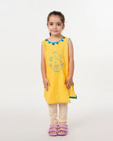 Eminent Girls Embroidered Kurti - Yellow, Girls Kurti, Eminent, Chase Value