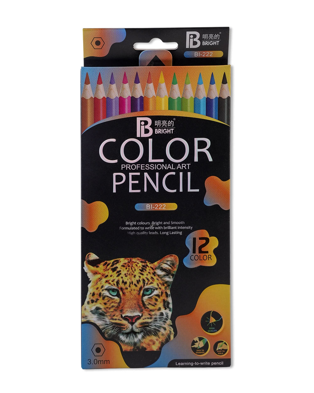 Bright Full Color Pencil 12pcs, Coloring Tools, Chase Value, Chase Value