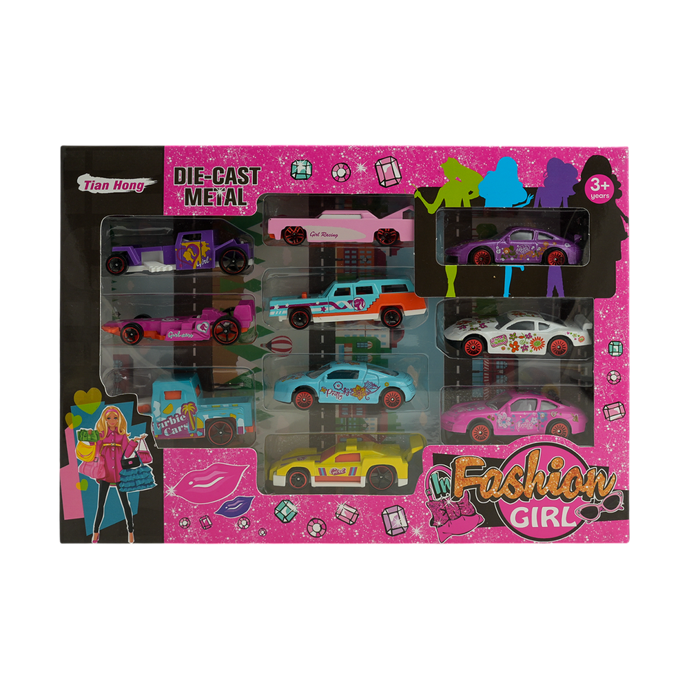 Die-Cast Metal Car Set - Multi Color, Die-cast Model Car, Chase Value, Chase Value