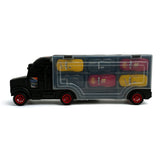 Slide Container Truck With 6 Pieces Slided Cars, Die-cast Model Car, Chase Value, Chase Value
