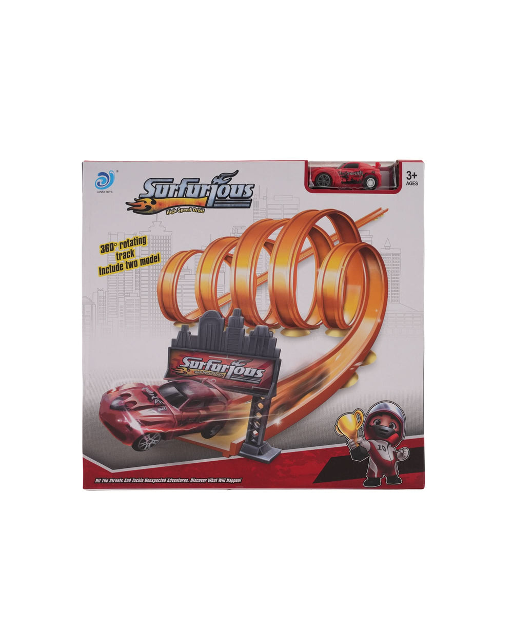 Track Set 5 Ring High Speed Rail Vehicle-Multi Color, Die-cast Model Car, Chase Value, Chase Value