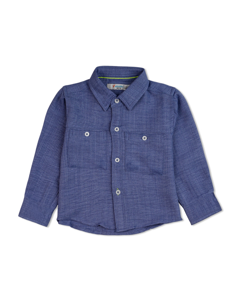 Valuables Boys’ Full-Sleeve Casual Shirt